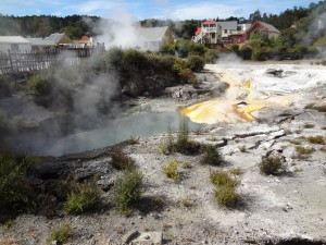 Georthermal activity at Rotorua